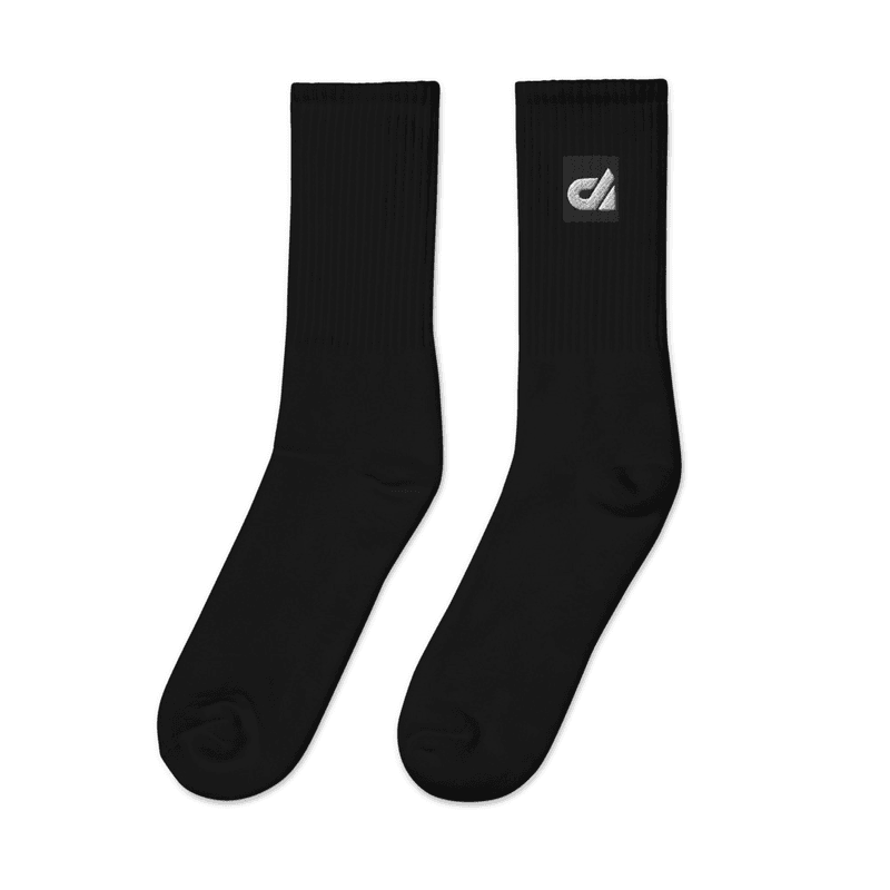 DT Embroidered Socks