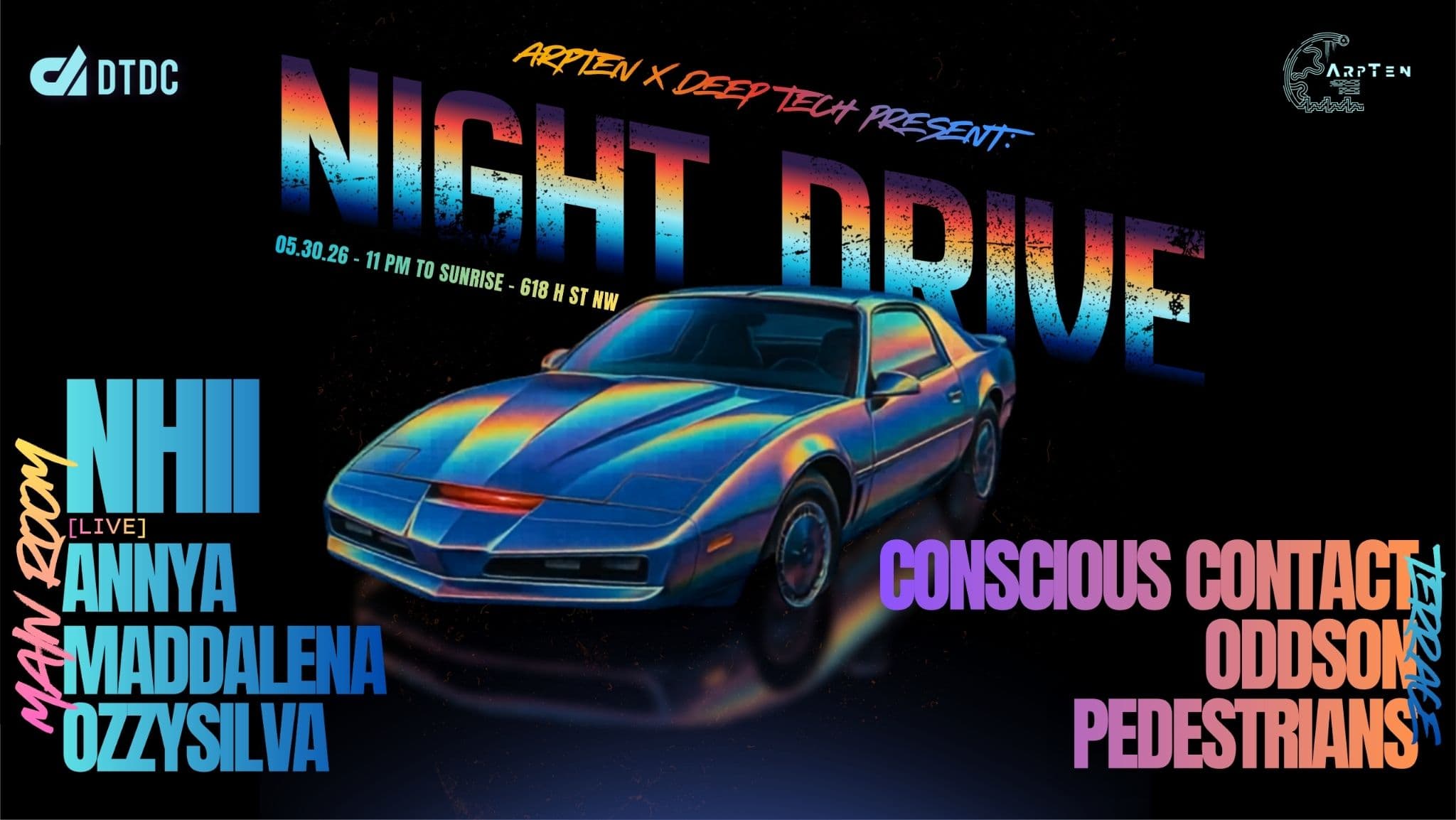 ArpTen x Deep Tech Present: Night Drive